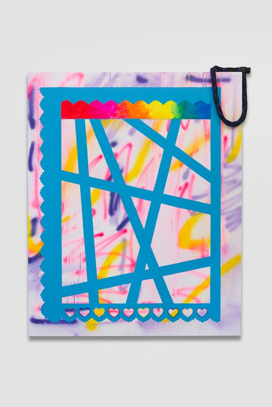 lock down by Sarah Cain contemporary artwork Mixed Media