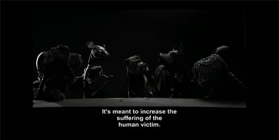 Dog Luv by Ciprian Muresan contemporary artwork Moving Image
