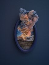 Eyjafjallajokul by Daniela Edburg contemporary artwork sculpture textile