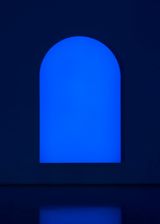 Alien Blue Window Atris Via San Tomaso 53 by Pamela Rosenkranz contemporary artwork mixed media