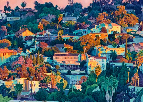 Purple Scandia by Seth Armstrong contemporary artwork Painting