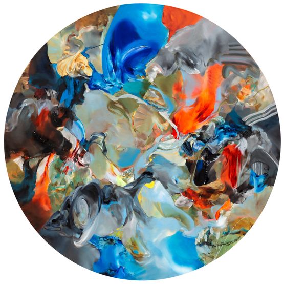 Spring Hunting by Wu Shuang contemporary artwork Painting