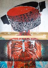 Taotie by Kongkee contemporary artwork painting sculpture