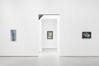 Contemporary art exhibition Katy Moran Recent Paintings at Modern Art Vyner Street London United Kingdom
