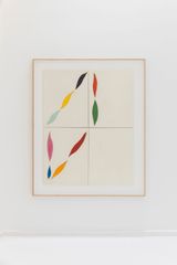Fulles fent formes by Bruno Olle contemporary artwork painting