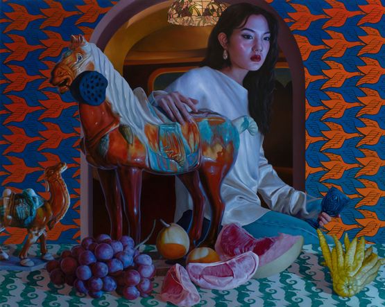 Fly by Wang Xiao contemporary artwork Painting