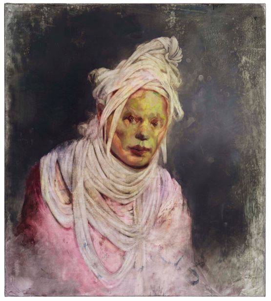 Triebe by Jonas Burgert contemporary artwork Painting