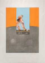 Study for a Bullfight by Francis Bacon contemporary artwork print