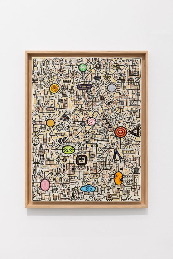 Happy Cell by Vio Choe contemporary artwork Painting
