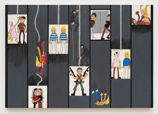 Elevators by Jay Stuckey contemporary artwork Painting