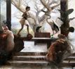 the encounter by Guillermo Lorca contemporary artwork Painting