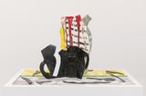 Aztec Vase and Carpet 7 by Betty Woodman contemporary artwork mixed media