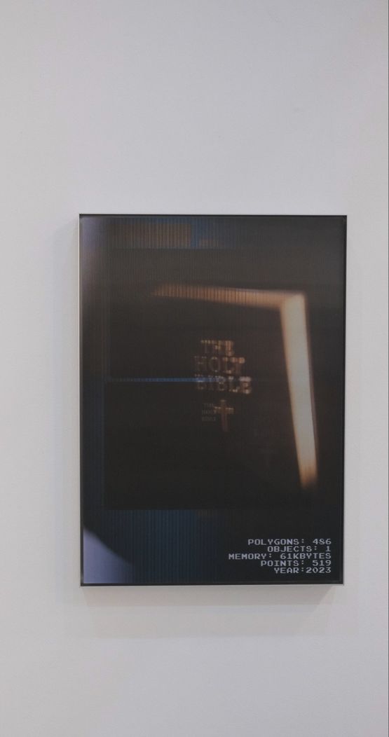 Bible by Axl Le  contemporary artwork Works on Paper