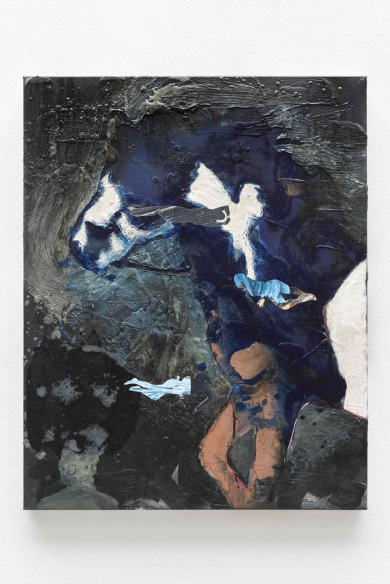 A Pool with Room for a Pony by Matthieu Ronsse contemporary artwork Painting
