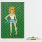 70s hostess in an Eastern European club by Jenny Watson contemporary artwork painting