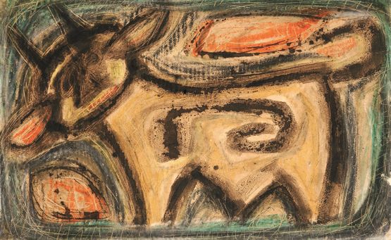 Vaquita by Oswaldo Vigas contemporary artwork Painting