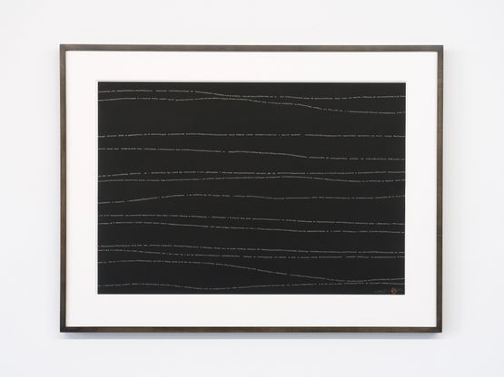 Hand-drawn Innumerable Counts 20180306 by Tatsuo Miyajima contemporary artwork Works on Paper