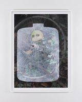 Guggi Robbie and me 6 by Guggi contemporary artwork mixed media works on paper