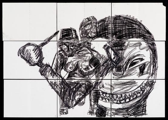 Veridical Paradox P3 by Pierre Mukeba contemporary artwork Works on Paper