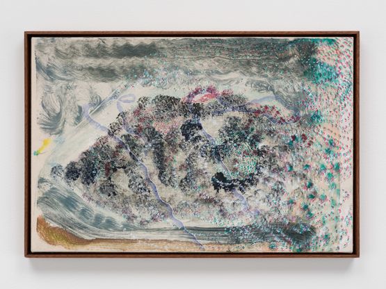 Viral Landscape by Aimee Parrott contemporary artwork Mixed Media