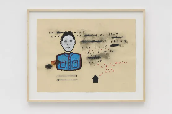 He Went and He Did Do That Thing by David Lynch contemporary artwork Works on Paper