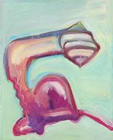 Selbst abstrakt I  Bienenkorb Selbst Self Abstract I  Beehive Self by Maria Lassnig contemporary artwork painting