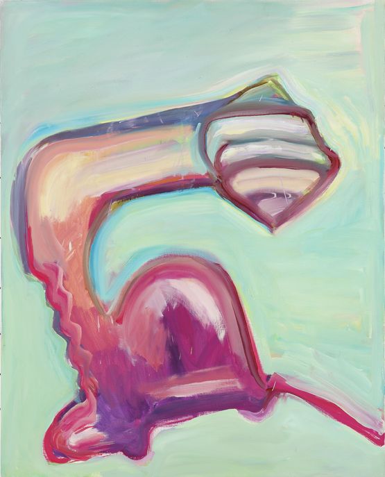 Selbst abstrakt I  Bienenkorb Selbst Self Abstract I  Beehive Self by Maria Lassnig contemporary artwork Painting