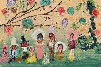 Contemporary art exhibition Genieve Figgis Imaginary Friends at Almine Rech London United Kingdom