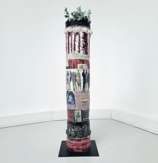 Column by Zena Assi contemporary artwork Sculpture