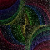 Alchimie 408 by Julio Le Parc contemporary artwork painting