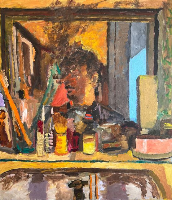 She Calls Me Pinocchio by Hisham Sharif contemporary artwork Painting