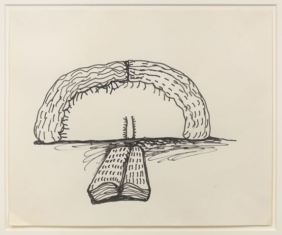 Untitled by Philip Guston contemporary artwork Works on Paper