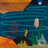 Night Fishing by Alex Sewell contemporary artwork painting