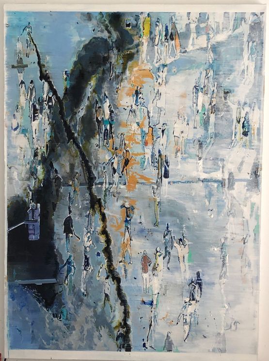 No 8 - True Gold - Dreamer by Le Quy Tong contemporary artwork Painting