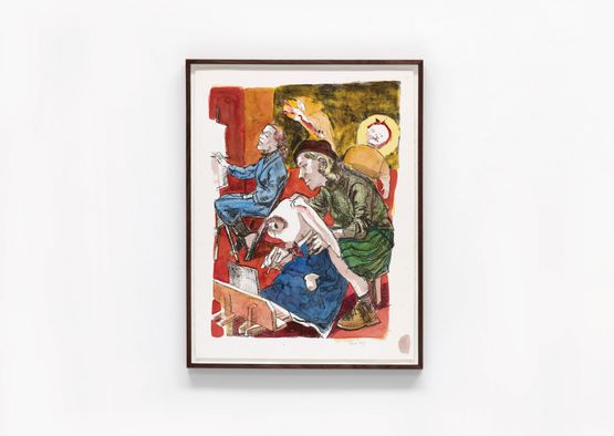 Life Room III by Paula Rego contemporary artwork Print