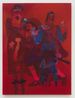Red Song by Joshua Petker contemporary artwork Painting
