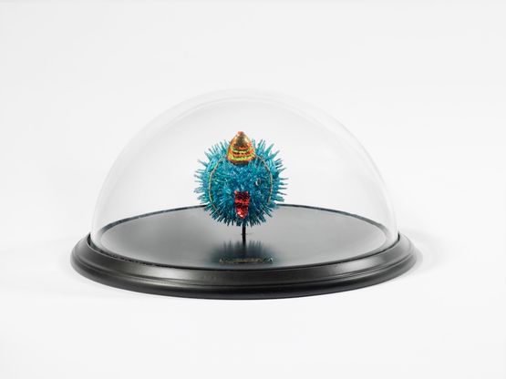 Poisson belge lubrique faisant la fete by Jan Fabre contemporary artwork Sculpture