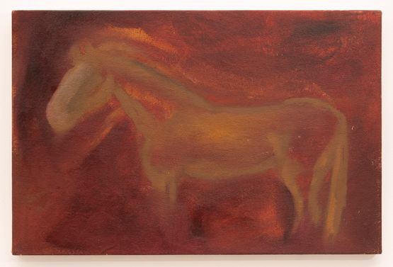 Beloved Tazz at the Farm by Dominique Knowles contemporary artwork Painting