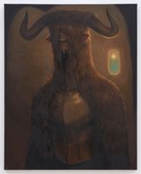 Monster Here and Now - Horns or Sad Things by Seungwan Ha contemporary artwork painting