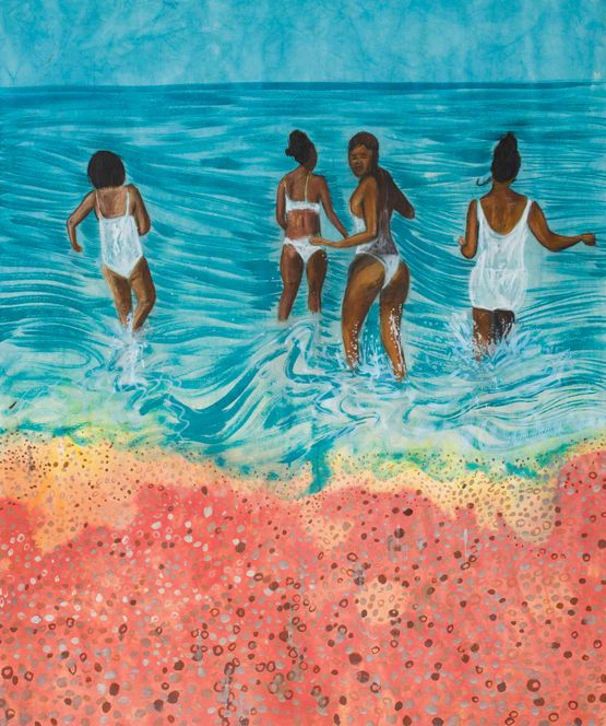 1 2 3 GO by Sola Olulode contemporary artwork Painting