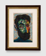 Head 179 by Lucas Samaras contemporary artwork drawing