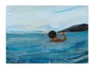 Boy at Sea by Matthew Krishanu contemporary artwork Painting