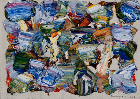 Tiempo de color by Enrique Brinkmann contemporary artwork Painting