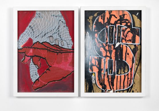 40 Seconds Left by Urs Fischer contemporary artwork Painting