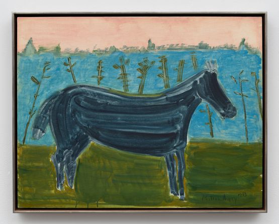Blue Horse by Milton Avery contemporary artwork Painting