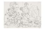 Ink from Days That Slip Away Untouched No. 15 by Uji Hahan Handoko Eko Saputro contemporary artwork works on paper