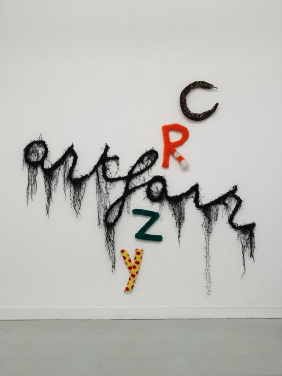 Crazy Artfair by Annette Messager contemporary artwork Sculpture