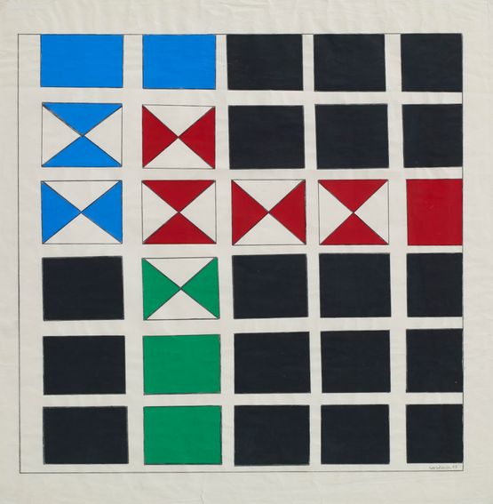 Change Exercise No. 13 by Stephen Willats contemporary artwork Painting