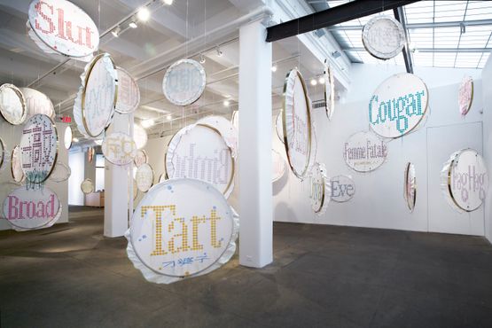Badges by Tianmiao Lin contemporary artwork Installation