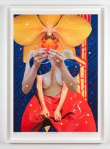 inside another land 21 by Del Kathryn Barton contemporary artwork mixed media